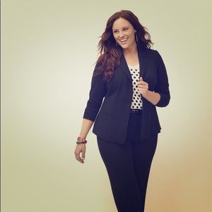 LN Lane Bryant Black Suit